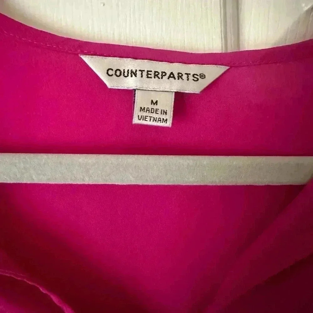 Magenta long sleeve blouse - Picture 2 of 5